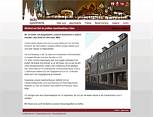 Tablet Screenshot of apartments-ulm.de